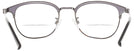 Square,Round Gray/silver Seattle Eyeworks 979 Bifocal View #4