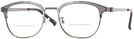 Square,Round Gray/silver Seattle Eyeworks 979 Bifocal View #1