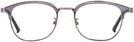 Square,Round Gray/silver Seattle Eyeworks 979 Single Vision Full Frame View #2