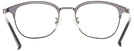Square,Round Gray/silver Seattle Eyeworks 979 Single Vision Full Frame View #4