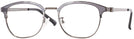 Square,Round Gray/silver Seattle Eyeworks 979 Single Vision Full Frame View #1