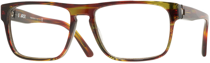 Havana Yellow Pointille W/ Blue Starck SH5023 Single Vision Full Frame w/ FREE NON-GLARE View #1