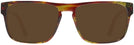 Aviator Havana Red/pointille Black Starck SH5023 Progressive No Line Reading Sunglasses View #2