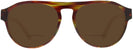 Round,Aviator Havana Red Pointile Black Starck SH5024 Bifocal Reading Sunglasses View #2