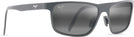 Rectangle Satin Black/Neutral Grey Maui Jim Anemone 606 View #1