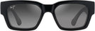 Rectangle Black With Trans Light Grey/Neutral Grey Lens Maui Jim Kenui 642 View #2