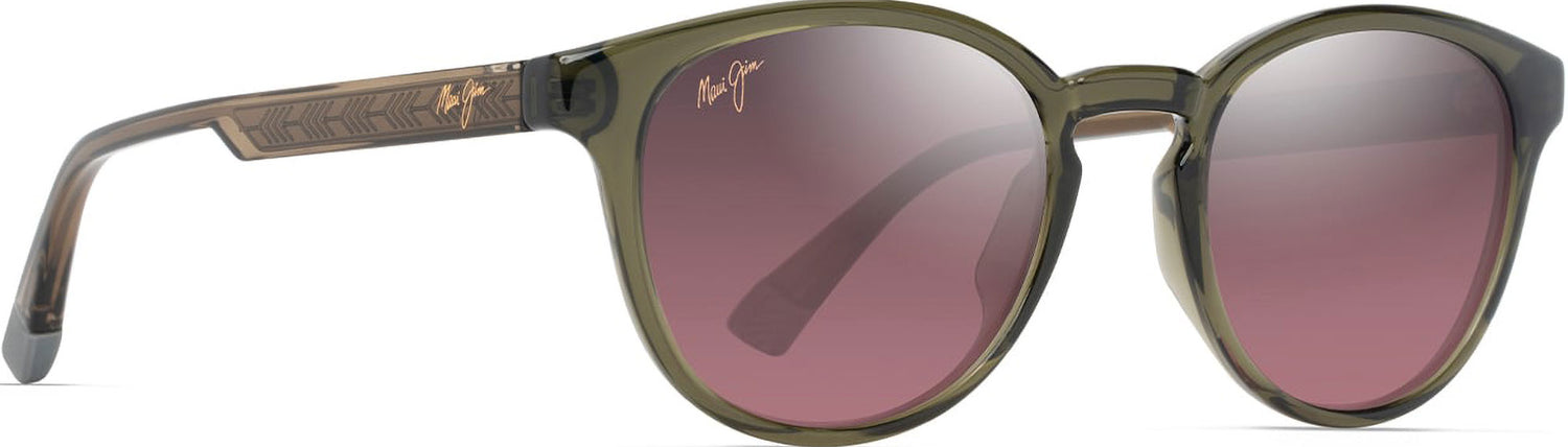 Trans Green/Maui Rose Lens Maui Jim Hiehie 636