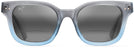 Wayfarer Transblue Grey/grey Lens Maui Jim Shore Break 822 Bifocal Reading Sunglasses View #2