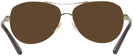 Aviator Gold Tory Burch 6047 Progressive No Line Reading Sunglasses View #4