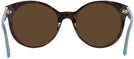 Round Tortoise Tory Burch 7079 Progressive No Line Reading Sunglasses View #4