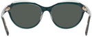 Cat Eye Green Crystal Tod&#39;s 5132 Progressive No Line Reading Sunglasses View #4