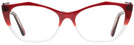 Cat Eye Red Tod&#39;s 5146 Computer Style Progressive View #2