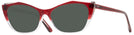 Cat Eye Red Tod&#39;s 5146 Progressive No Line Reading Sunglasses View #1