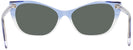 Cat Eye Blue Tod&#39;s 5146 Progressive No Line Reading Sunglasses View #4
