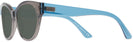 Cat Eye Grey Tod&#39;s 5151 Progressive No Line Reading Sunglasses View #3