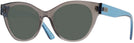 Cat Eye Grey Tod&#39;s 5151 Progressive No Line Reading Sunglasses View #1