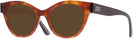 Cat Eye Havana Tod&#39;s 5151 Progressive No Line Reading Sunglasses View #1