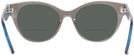 Cat Eye Grey Tod&#39;s 5151 Bifocal Reading Sunglasses View #4