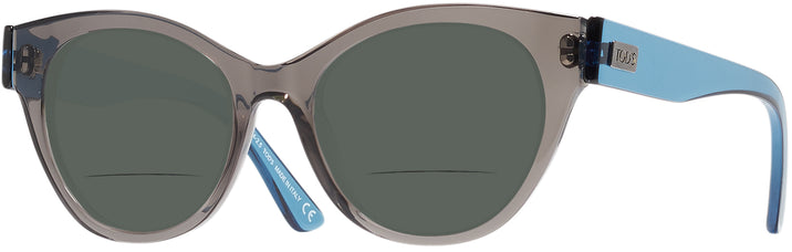 Cat Eye Grey Tod&#39;s 5151 Bifocal Reading Sunglasses View #1