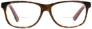 Square,Wayfarer Dark Havana Tod&#39;s 5157 Bifocal View #2