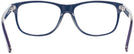 Square,Wayfarer Blue Tod&#39;s 5157 Single Vision Full Frame View #4