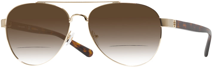   Tory Burch 1060 Bifocal Reading Sunglasses w/ Gradient View #1