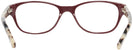 Oval Bordeaux Tory Burch 2031L Single Vision Full Frame View #4