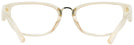 Rectangle Transparent Peach Tory Burch 4005U Progressive No Line Bifocal View #4