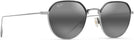 Round Titanium/Neutral Grey Lens Maui Jim Island Eyes 859 View #1