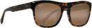 Rectangle Tort Honey Interior w/HCL Bronze Maui Jim S-Turns 872 View #1