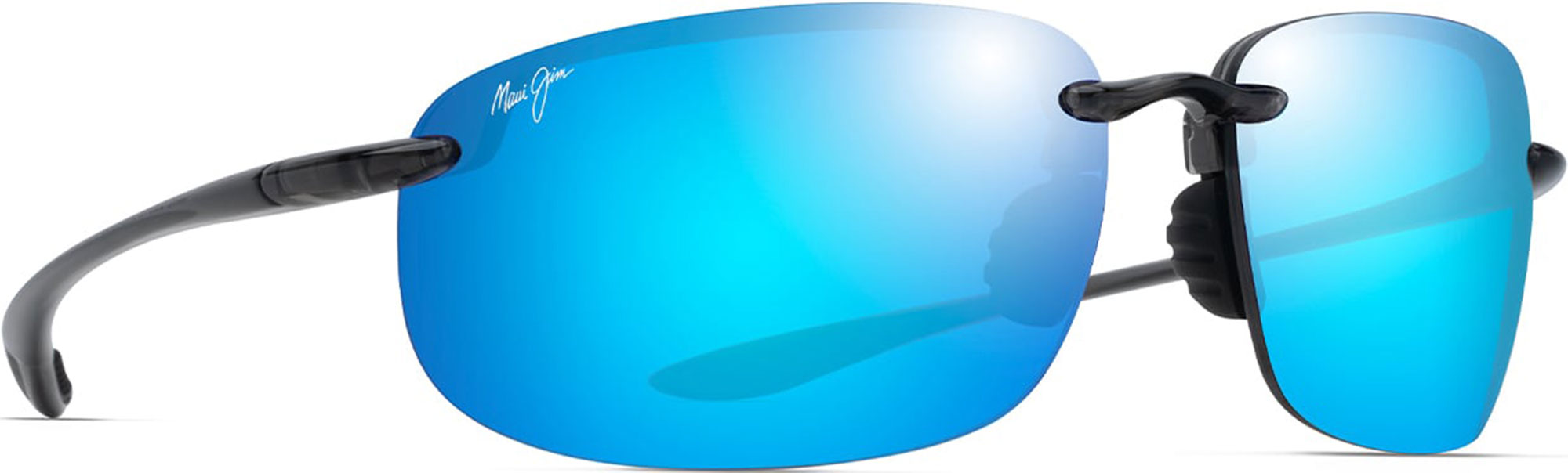 Translucent Grey/Blue Hawaii Lens Maui Jim Ho'okipa XL 456