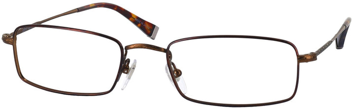 Rectangle Brown Varvatos 139 Progressive No Line Bifocal View #1