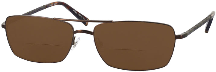 Rectangle Antique Brown Varvatos 148L Bifocal Reading Sunglasses View #1