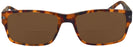 Rectangle Matte Tortoise Varvatos 349L Bifocal Reading Sunglasses View #2