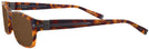 Rectangle Matte Tortoise Varvatos 349L Bifocal Reading Sunglasses View #3