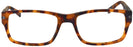 Rectangle Matte Tortoise Varvatos 349L Single Vision Full Frame View #2