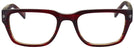 Rectangle Chianti Red Varvatos 350 Single Vision Full Frame View #2