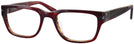 Rectangle Chianti Red Varvatos 350 Single Vision Full Frame View #1