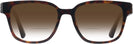 Square Havana Prada A09V w/ Gradient Bifocal Reading Sunglasses View #2