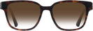 Square Havana Prada A09V w/ Gradient Progressive No-Line Reading Sunglasses View #2