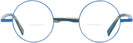 Round Matte Klein Blue/Metallic Blue Alain Mikli A02041 Bifocal View #2