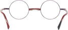 Round Matte Bordeaux/Metallic Ruby Alain Mikli A02041 Computer Style Progressive View #4