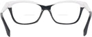Square Black/White Alain Mikli A03037 Bifocal View #4