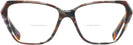 Square Black Pointille/multicolor Alain Mikli A03088 Bifocal View #2