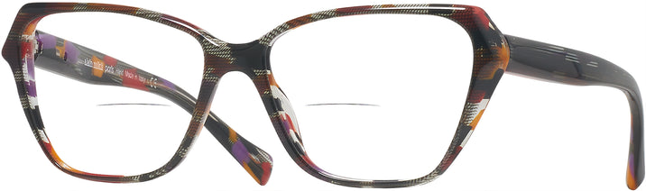 Square Black Pointille/multicolor Alain Mikli A03088 Bifocal View #1