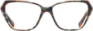 Square Black Pointille/multicolor Alain Mikli A03088 Progressive No-Lines View #2