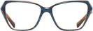 Square Turquoise Mikli/havana Alain Mikli A03088 Progressive No-Lines View #2