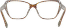 Square Havana/silver Damier Alain Mikli A03088 Single Vision Full Frame View #4