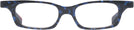 Rectangle Blue Memphis Alain Mikli A03096 Single Vision Half Frame View #2