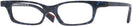Rectangle Blue Memphis Alain Mikli A03096 Single Vision Half Frame View #1